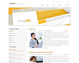 Ventix Website Template