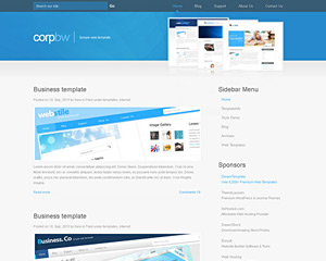 BlueCorporation Website Template
